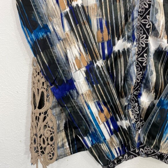 BKE BOUTIQUE PRINTED BLOUSE WOMEN SzS - Picture 5 of 8